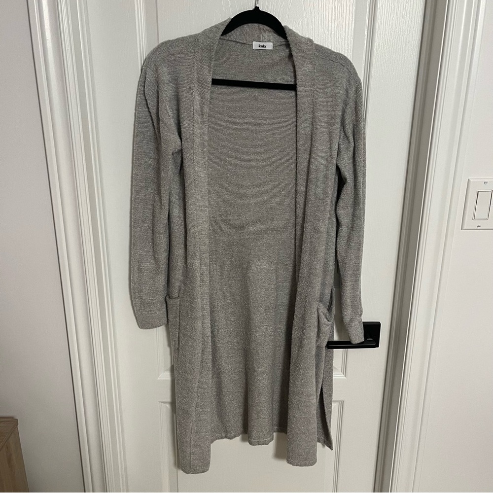 Knix Gray Long Cardigan Small
